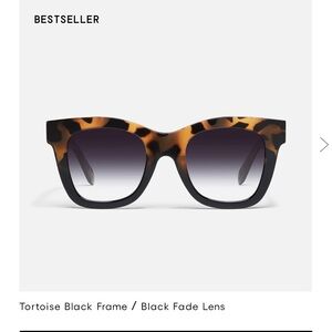 Quay Women’s After Hours Stylish Tortoise Sunglasses with Black Fade Lens